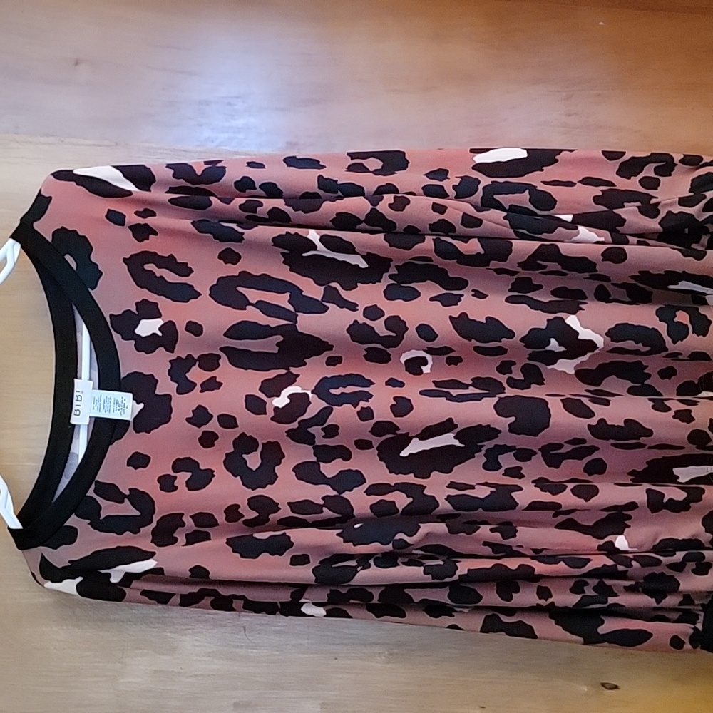 Bibi animal print soft top